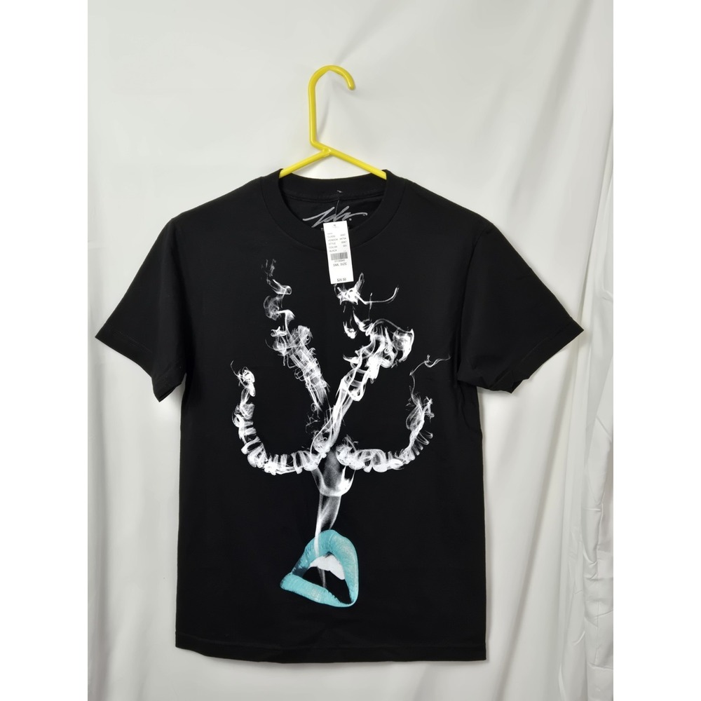 PacSun‎ tshirt black sz small NWT Jus Liv'n In JSLV